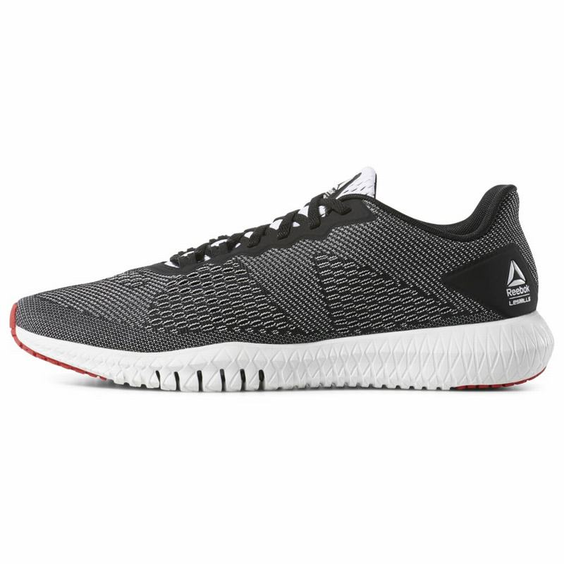 Pantofi de Studio Reebok Flexagon Les Mills® Barbati Negrii/Albi/Rosii Romania HQ2148JL